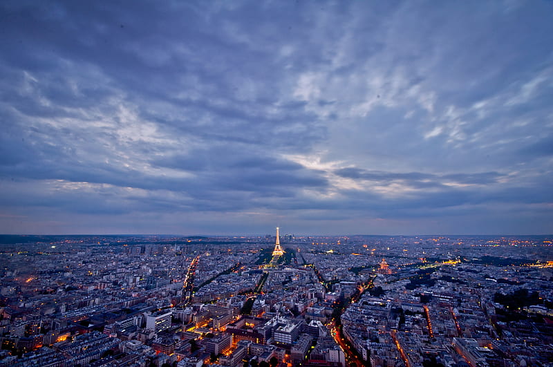 Paris Panorama, France, Paris, Europe, Cities, HD wallpaper
