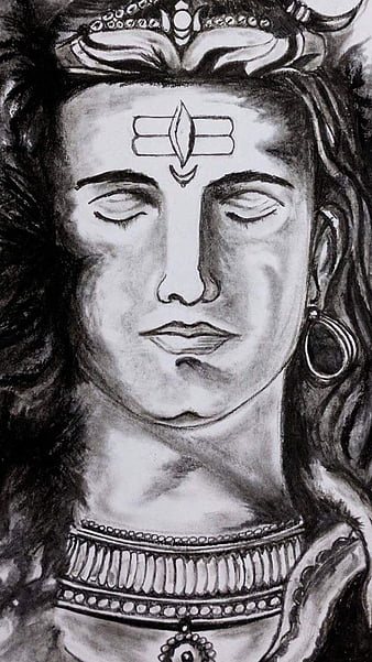 Lord shiva pencil drawing Drawing by Erick Jzz | Saatchi Art