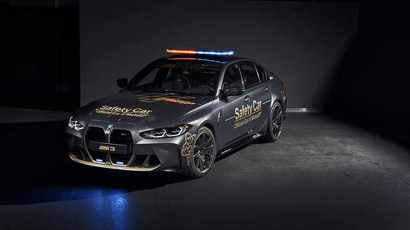 BMW M3 Competition MotoGP Safety Car 2021, HD wallpaper