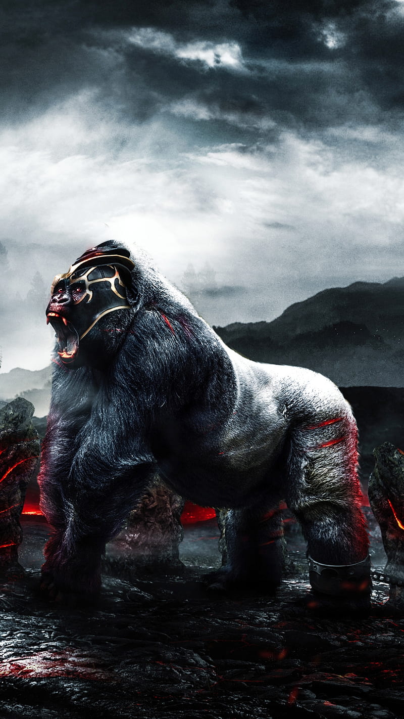 Angry gorilla, king, kong, scary, gorilla, animal, angry, mad, HD phone  wallpaper | Peakpx