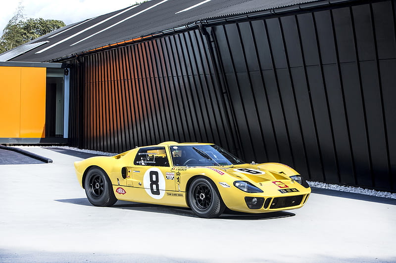 Ford GT40 Lightweight Race Car, ford, carros, racing-cars, HD wallpaper