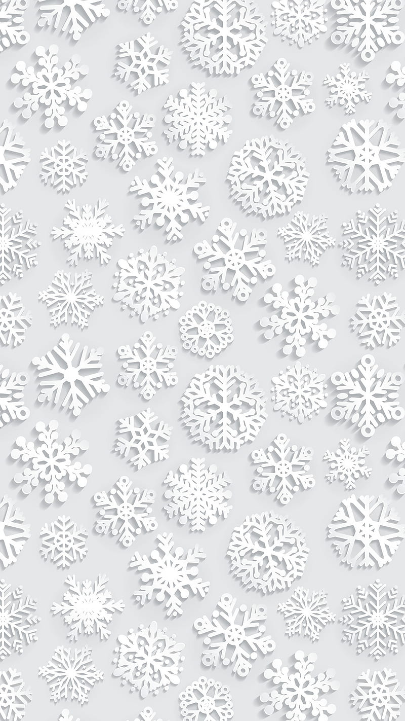 White Snowflake, christmas, snow, snowflakes, HD phone wallpaper