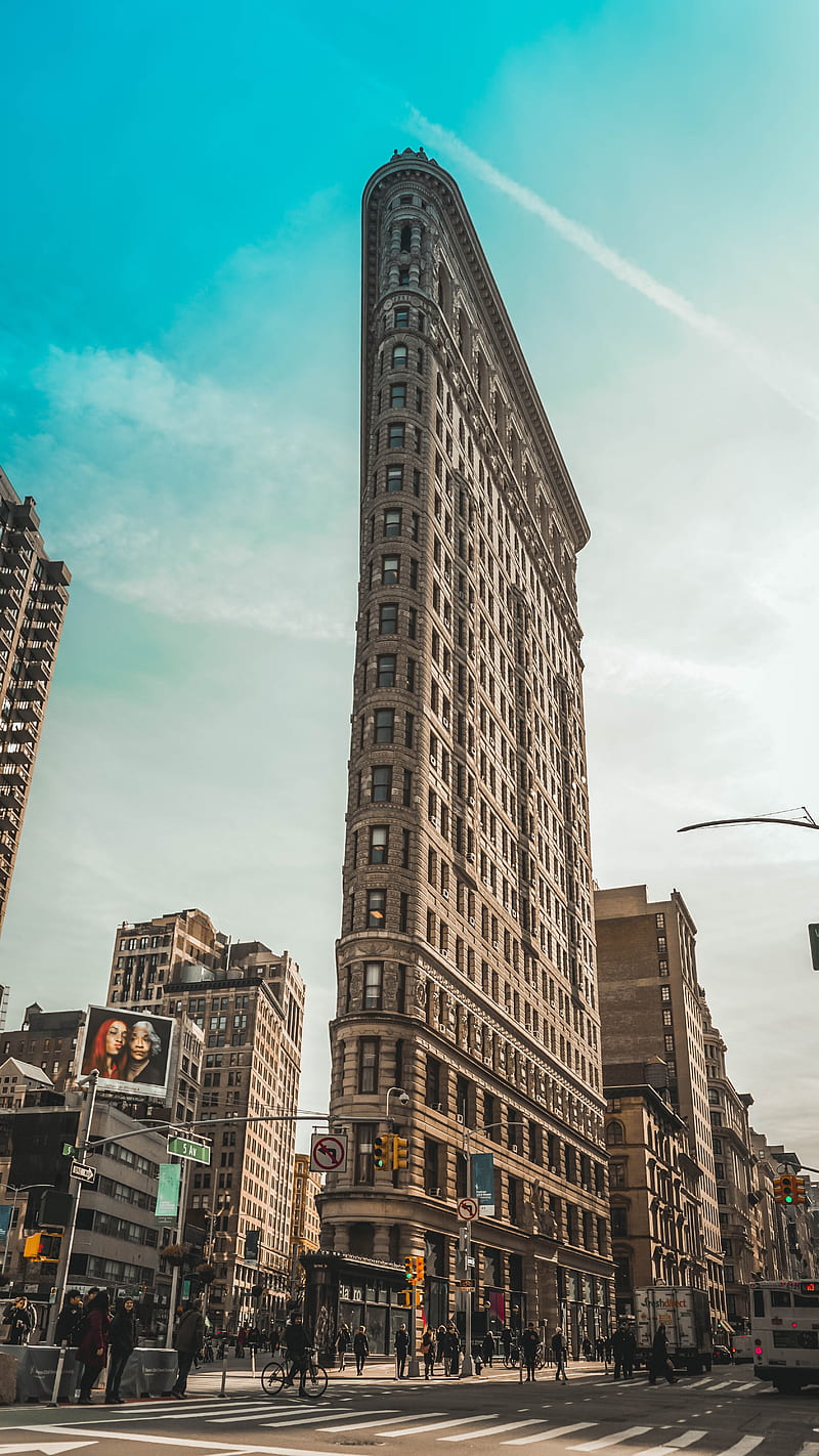 Flat Iron Building , flat iron building, newyork, new york, HD phone wallpaper