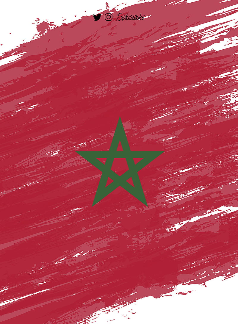 Morocco, al-magrib, fifa, flag, football, mundial, russia 2018, soccer, team, world cup, HD phone wallpaper