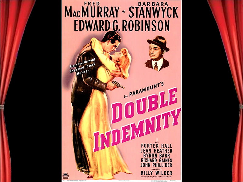 Double Indemnity01, posters, crime drama, Double Indemnity, classic movies, HD wallpaper