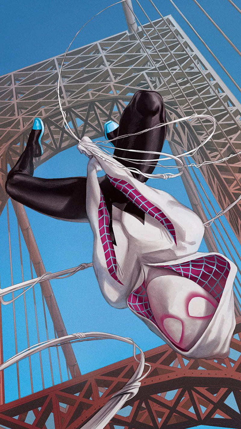 ꒰ 🕸 ꒱┆Ghost-Spider  Spiderman and spider gwen, Spiderman art