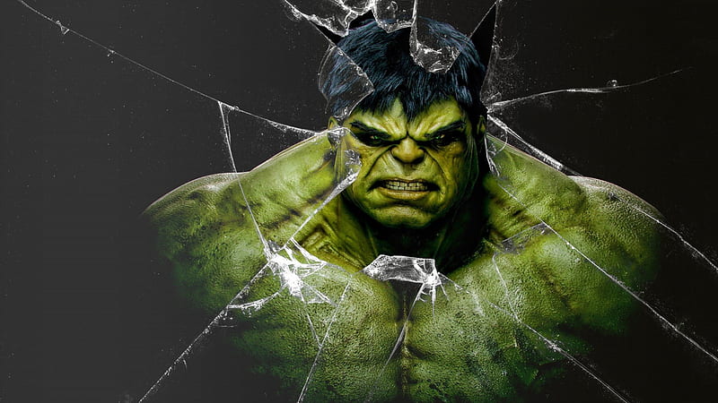 The Incredible Hulk, glass, The Incredible, broken, the, Hulk, HD wallpaper  | Peakpx