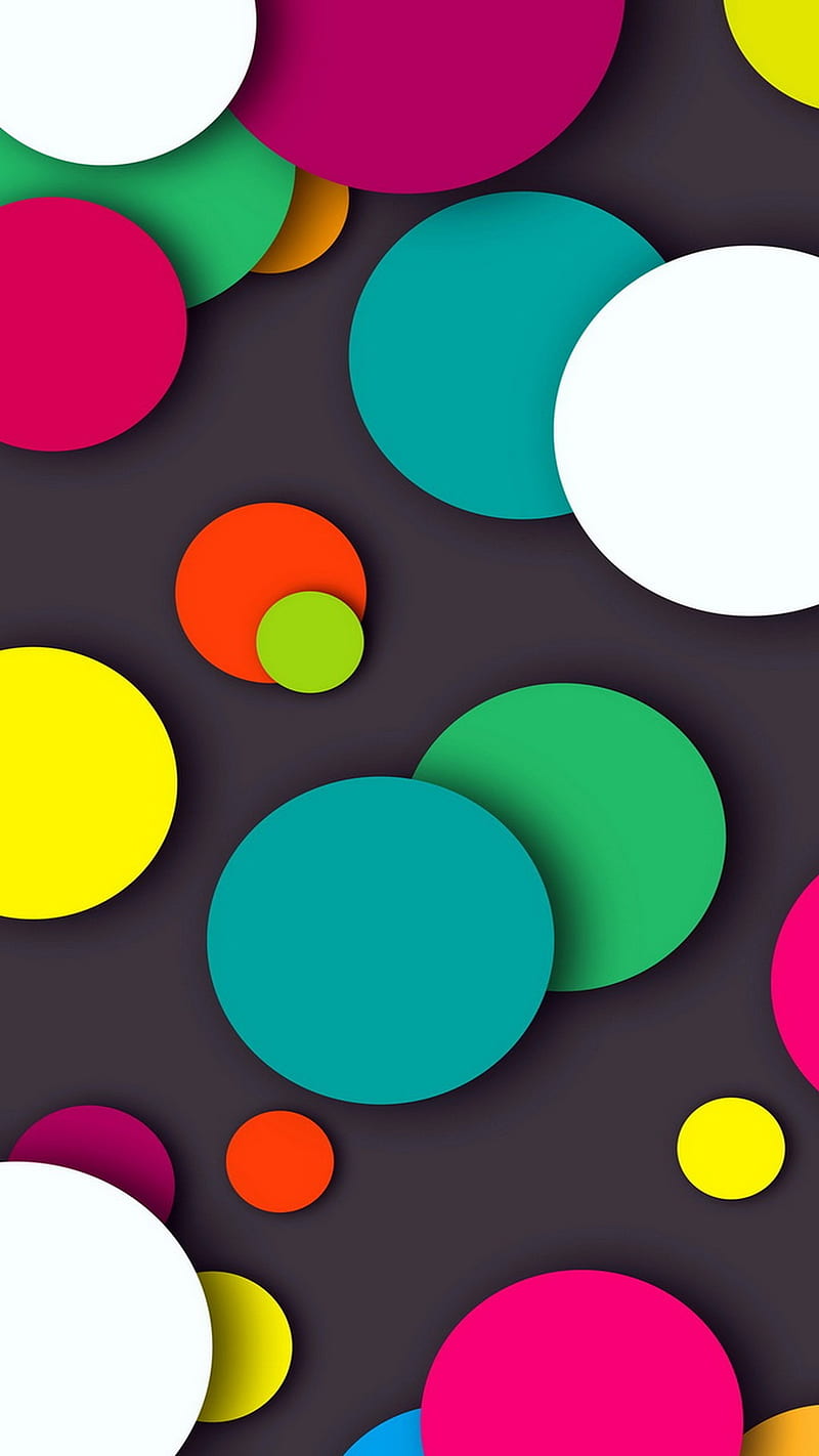 Dots, circle, dot, HD phone wallpaper
