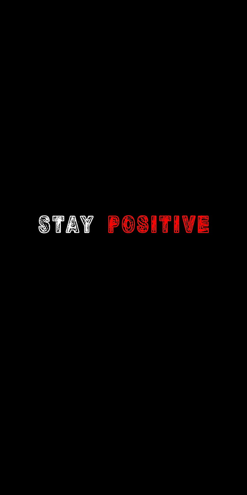 Stay positive 80s black good vibes lettering light motivational  neon HD phone wallpaper  Peakpx