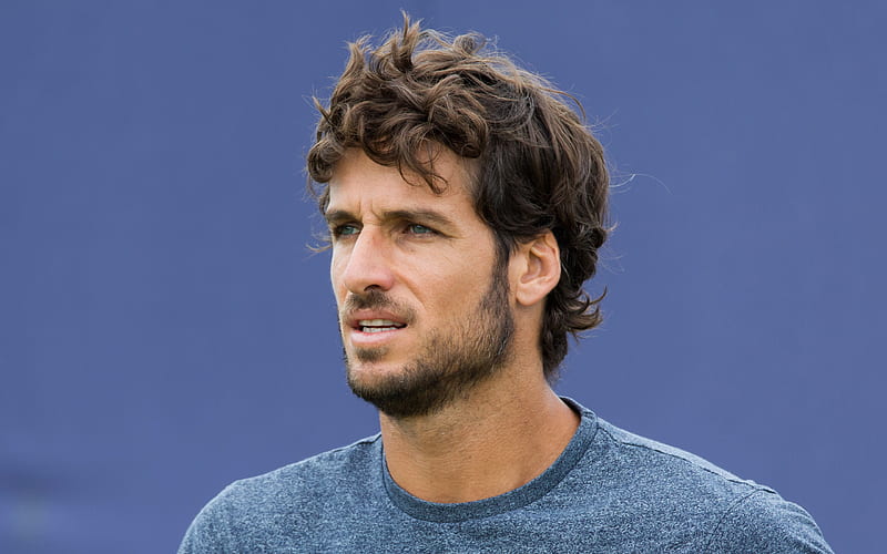 Feliciano Lopez Diaz-Guerra, Tennis, Spanish tennis player, ATP, portrait, HD wallpaper