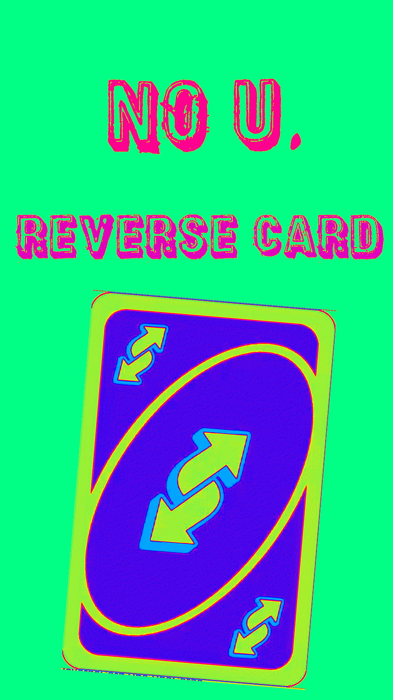 Blue & Red Uno Reverse Card Meme Wallpapers - Wallpapers Clan