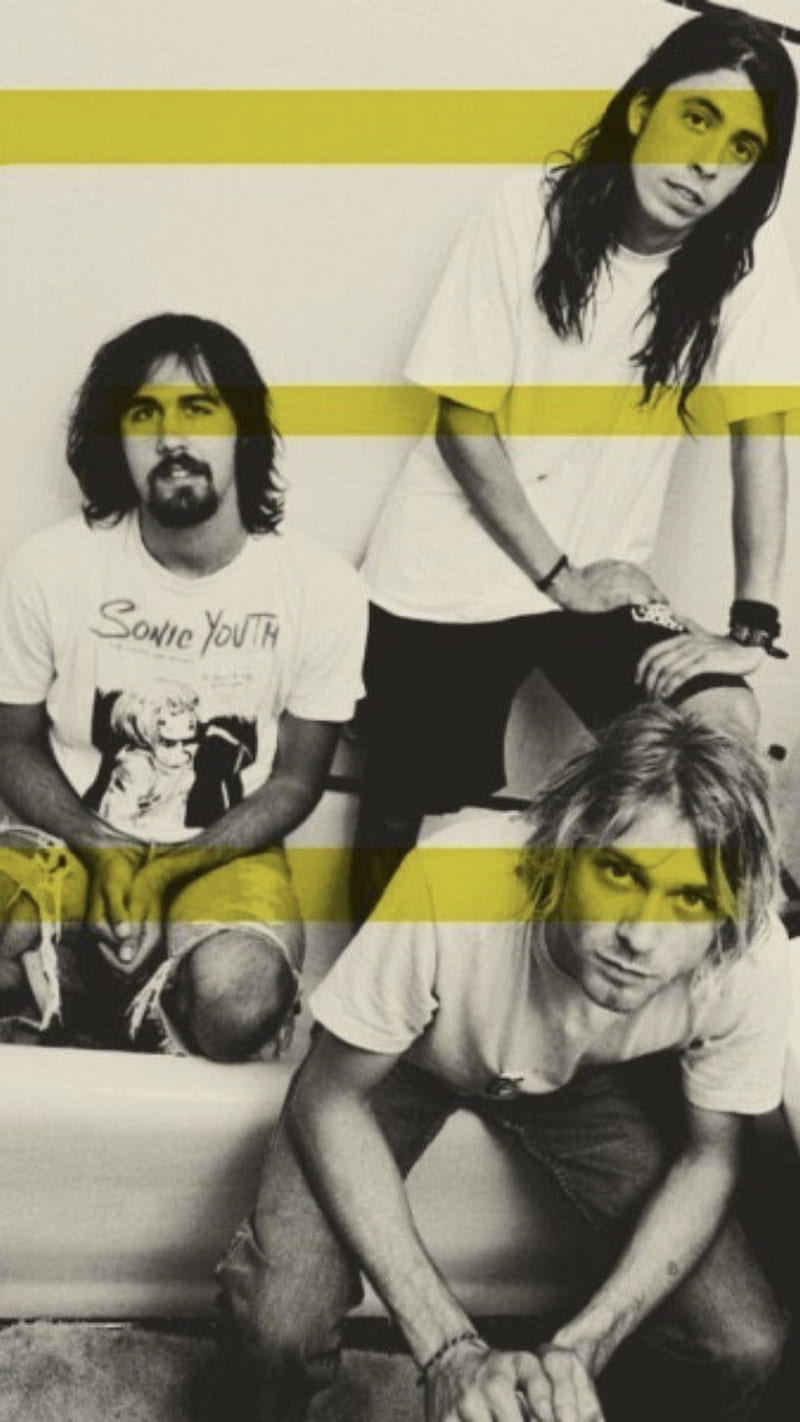 Nirvana, band, dave grohl, krist novoselic, kurt cobain, music, HD phone wallpaper
