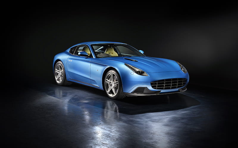 Ferrari Berlinetta Lusso, ferrari, carros, blue, HD wallpaper