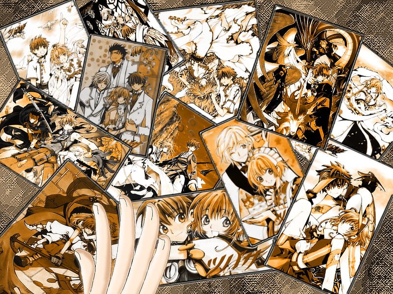 Tsubasa Reservoir Chronicle, sakura, mokona, kurogane, fye, syaoran, HD wallpaper