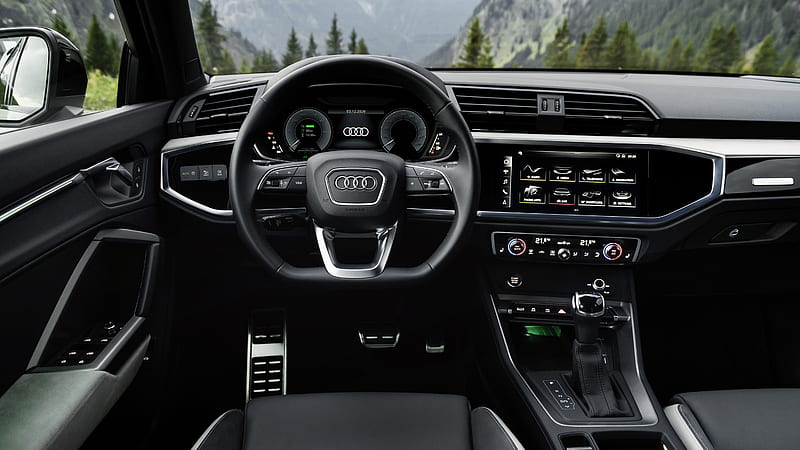 Audi Q3 Sportback 45 TFSI e S line 2021 Interior, HD wallpaper