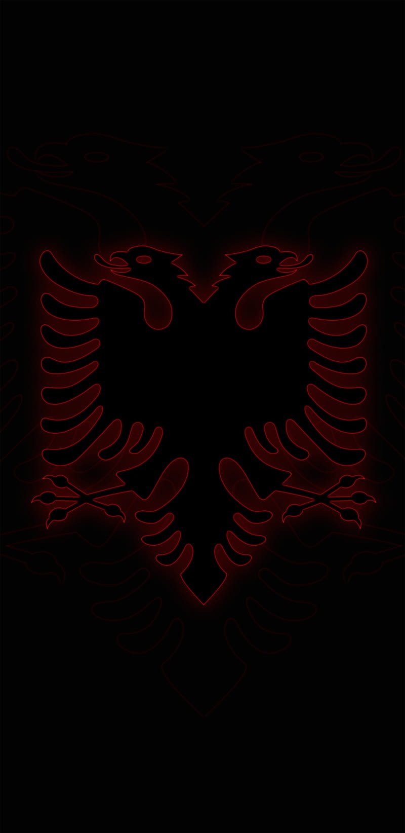 ALBANIAN FLAG, albania, eagle, flag, kuq e zi, pavarsia, red and black, shqip, HD phone wallpaper