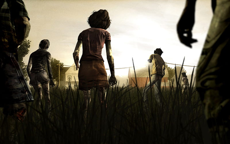 the walking dead-2012 Game, HD wallpaper