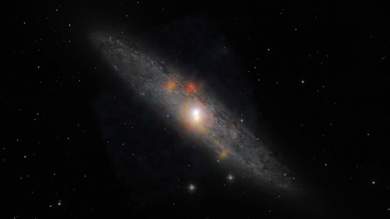 NGC 253, black, hole, core, active, HD wallpaper