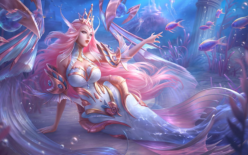 Sirena Fantasy Art Digital Mermaid Siren Hd Wallpaper Peakpx