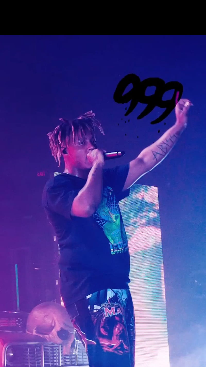 HD wallpaper juice wrld quote microphone Rapper musician truth stage  shots  Wallpaper Flare