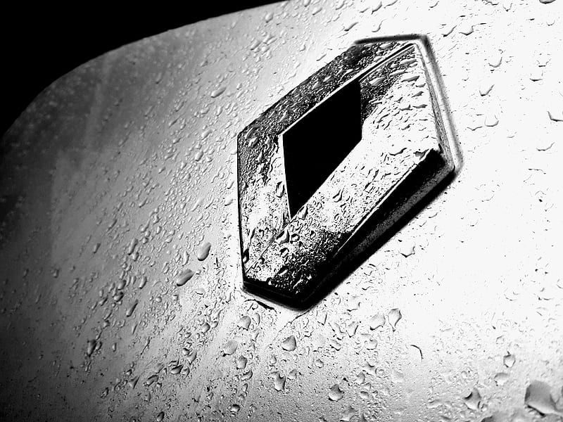 Renault Rain, car, dark, dci, key, laguna, logo, megane, rain, renault, talisman, HD wallpaper