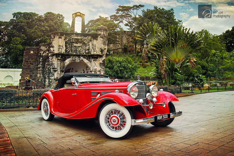1937 Mercedes-Benz 540K Roadster, 1937, rare, 540K, car, auto, Roadster, 1937 Mercedes 540K Roadster, classic, Mercedes Benz, vintage, HD wallpaper
