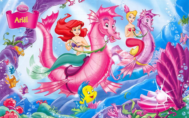 The Little Mermaid, mermaid, little, movie, ocean, HD wallpaper
