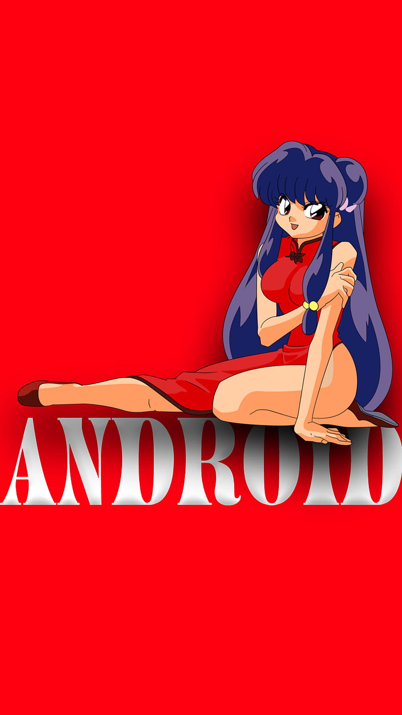 Ranma 12 android, anime, droid, girl anime, shampoo, HD phone wallpaper