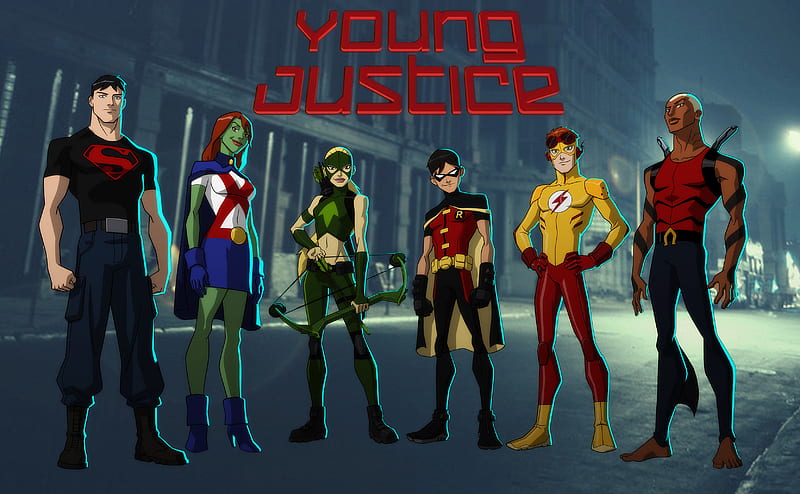 DC Young Justice Members, HD wallpaper