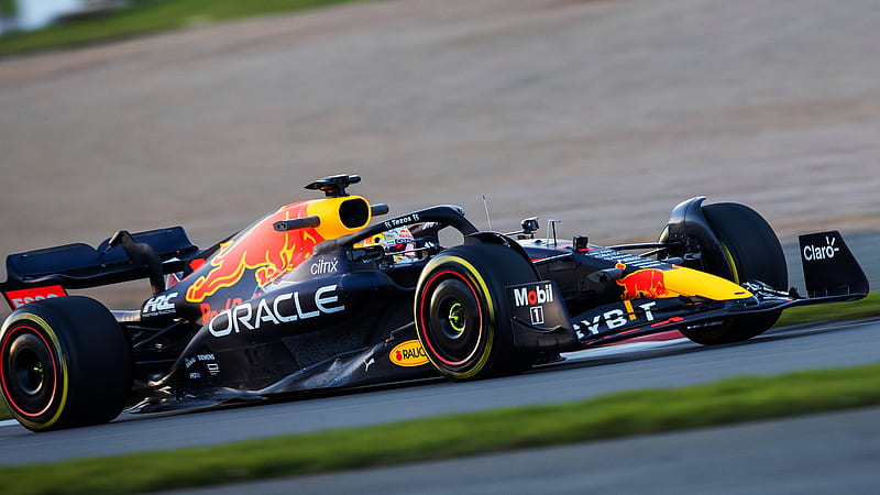Oracle Red Bull Racing - The #RB18 laying down some rubber, HD wallpaper