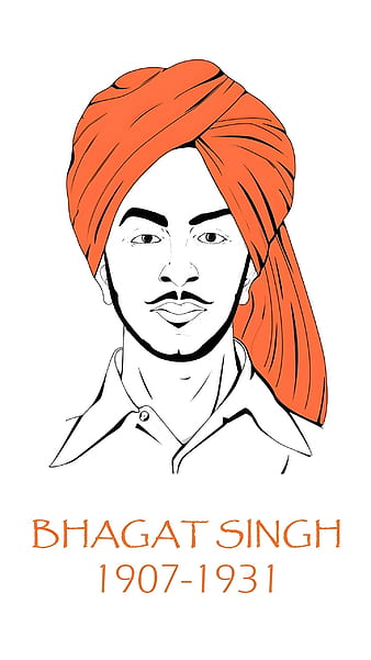 George Washington Clipart - Bhagat Singh Line Drawing - Free Transparent  PNG Clipart Images Download