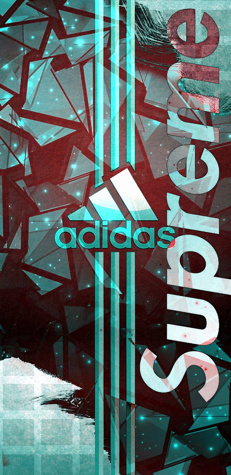 Adidas Supreme , logo, HD phone wallpaper