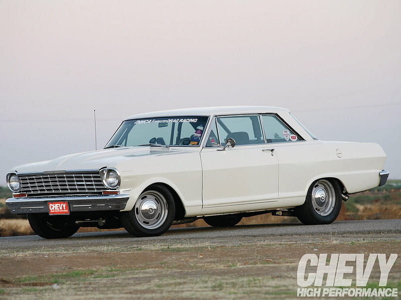 1964-Chevy-Nova, Classic, White, 1964, Gm, HD wallpaper