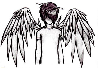 Angel, death, emo, life, love, sorrow, HD wallpaper | Peakpx