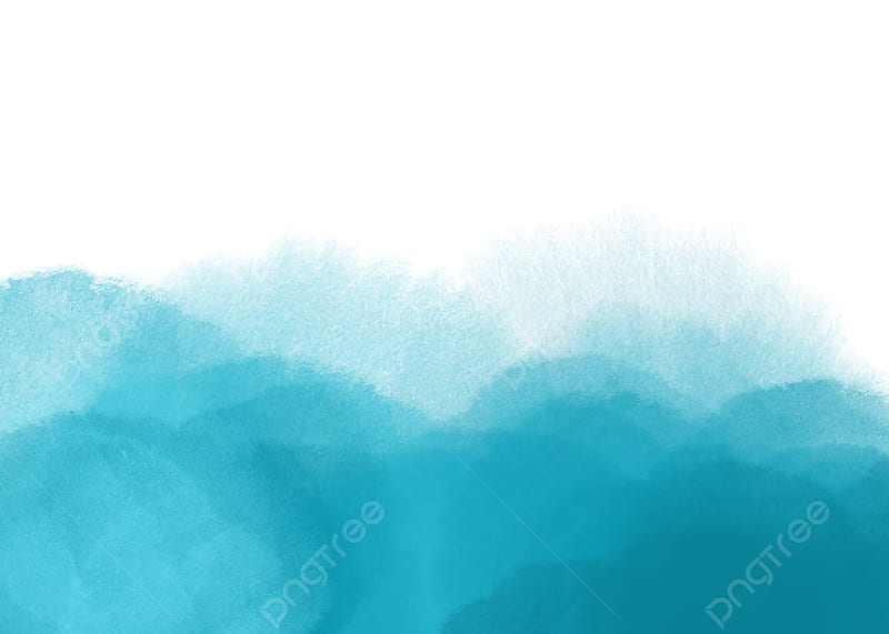 Water Blue Watercolor Smudge Background, Aqua Blue, Blooming, Watercolor Background for, HD wallpaper