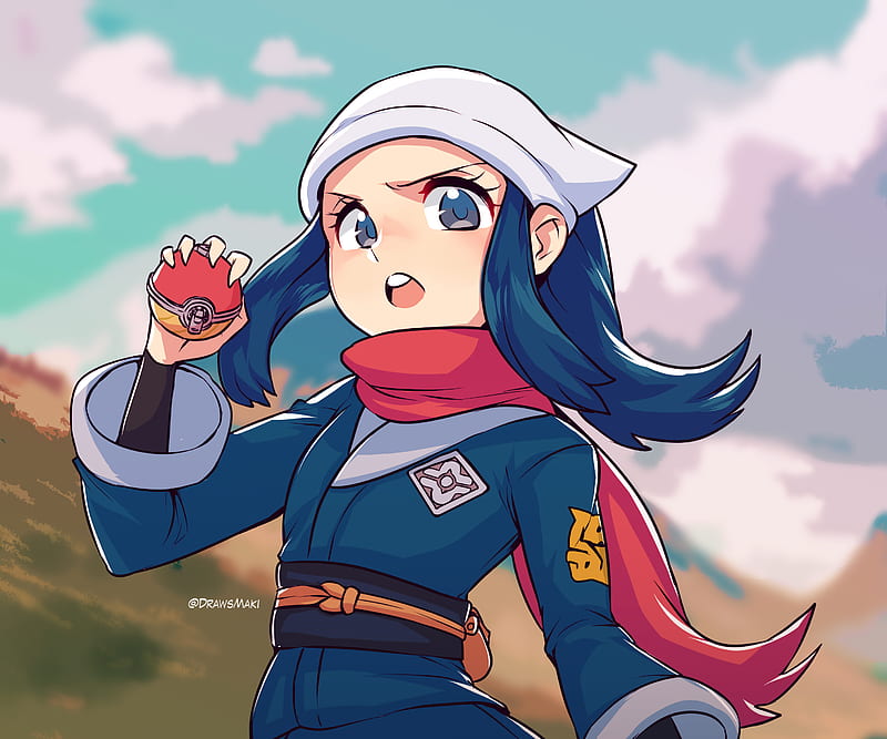 Pokémon, Pokémon Legends: Arceus, Akari (Pokémon), HD wallpaper