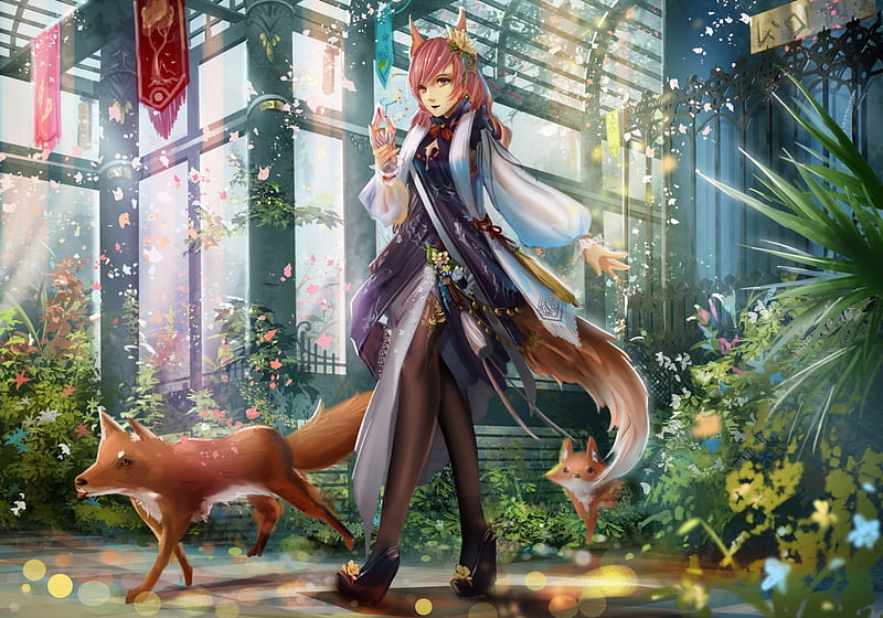 Anime Fox Girl by StarMoonlight1 on DeviantArt