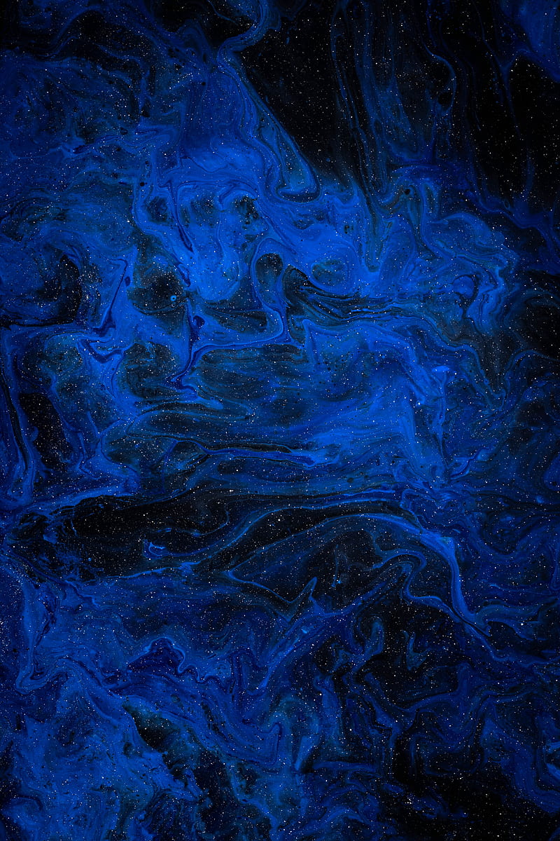 stains, liquid, blue, dark, texture, HD phone wallpaper