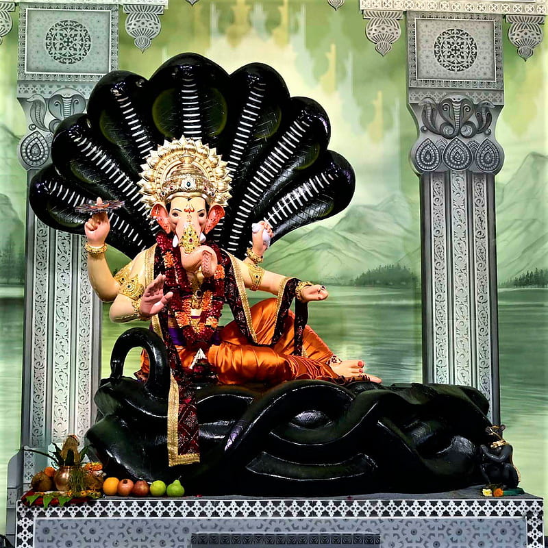 Lalbaug Ganpati 2021, Ganesh, God, Mumbai, HD phone wallpaper