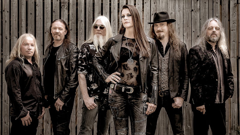 Floor Jansen Marko Hietala Tuomas Holopainen Nightwish, HD wallpaper