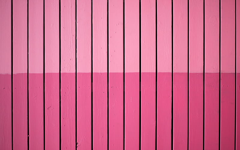 pink painted boards texture, pink planks background, planks texture, pink wood background, vertical wood planks, HD wallpaper