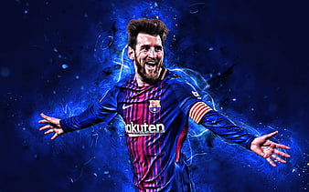 Lionel Messi, Joy, 2020, Barcelona Fc, La Liga, Argentinian Footballers 