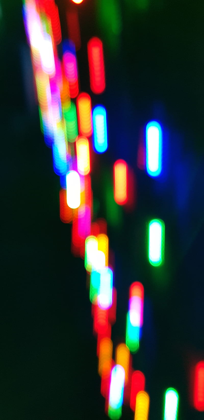 Lights, abstract, blue, colours, dark, exposed, green, light, night, rainbow, red, HD phone wallpaper