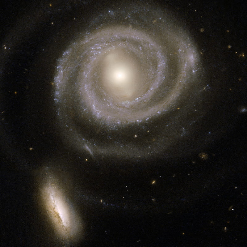 NGC 5754 galaxy, hubble, space, galaxy, HD wallpaper