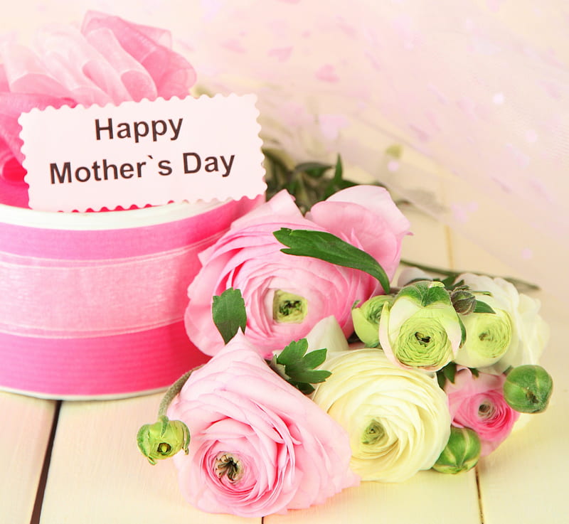 Happy Mother\'s Day, special days, present, love, flowers, day, gift, mother, for you, HD wallpaper
