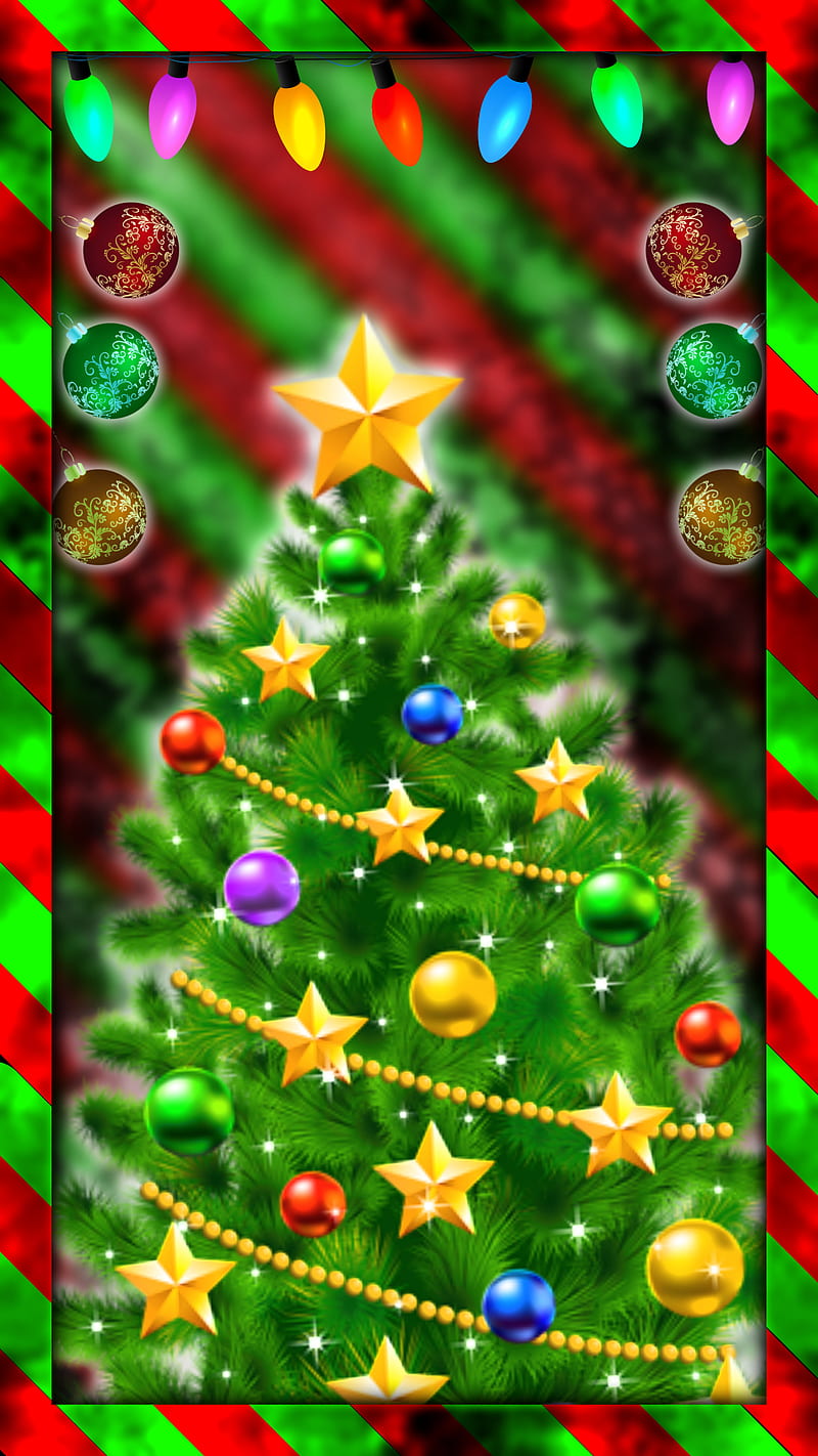 Christmas background, christmas, merry, tree, light, lights, fantasy, cool,  dope, HD phone wallpaper | Peakpx