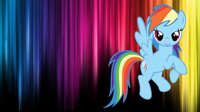 Rainbow Dash, cartoons, childrens, my little pony, HD wallpaper