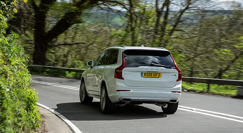 2016 Volvo XC90 (UK-Spec) Inscription (Ice White) - Rear , car, HD wallpaper