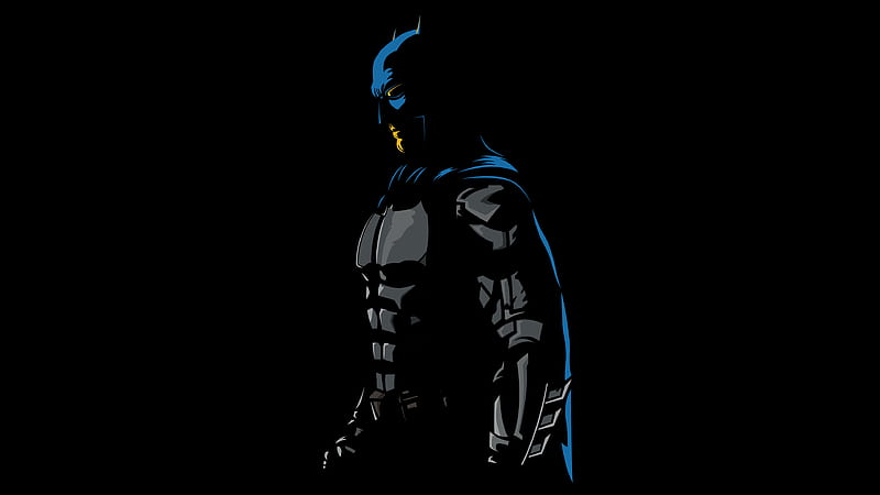 Batman Minimalism Artwork, batman, minimalism, artwork, artist, digital-art, superheroes, behance, HD wallpaper