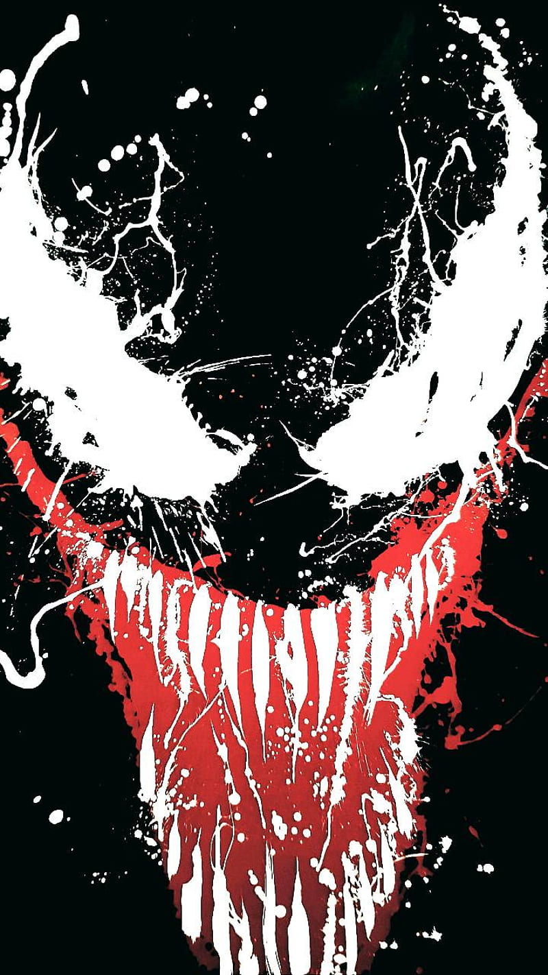 Venom, black, white, phantom, pain, HD phone wallpaper